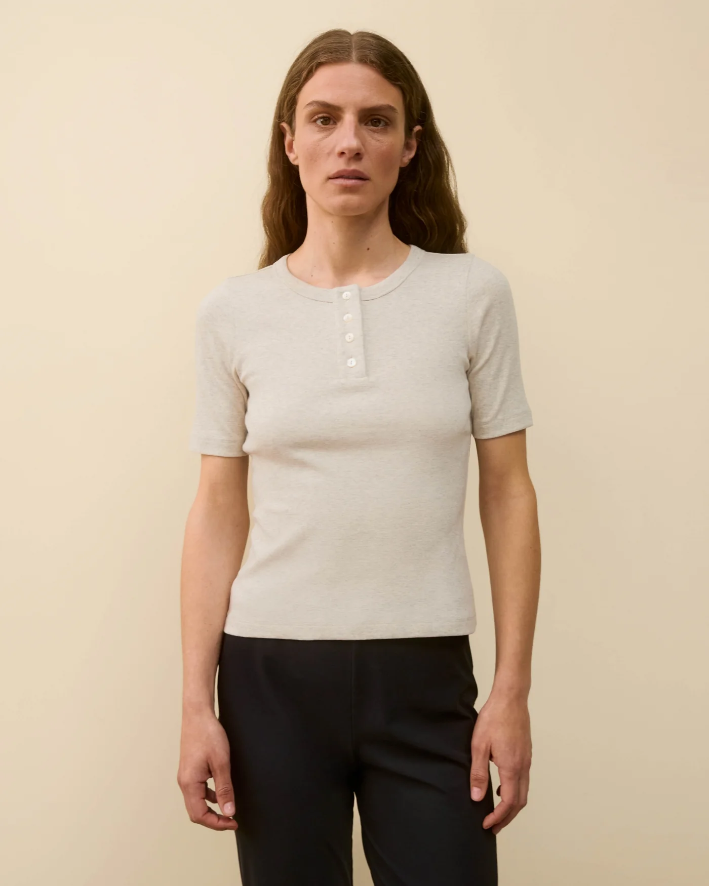 JESS TEE | Heather Grey