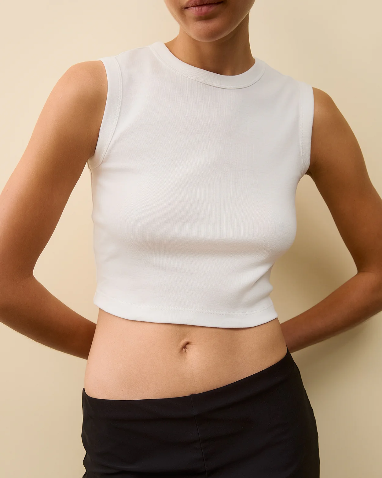 ESMÉ CROP | White